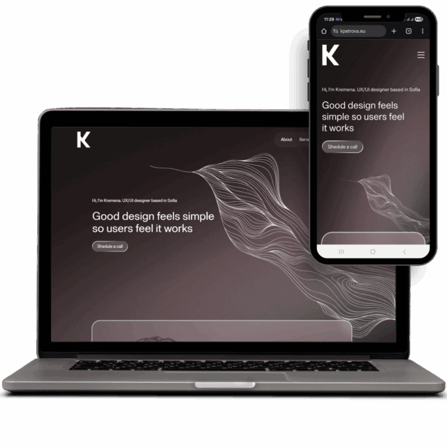 Elegant website mockup showcasing responsive design on laptop and smartphone, highlighting modern UX/UI for Makasa Digital - digital marketing and web development services.